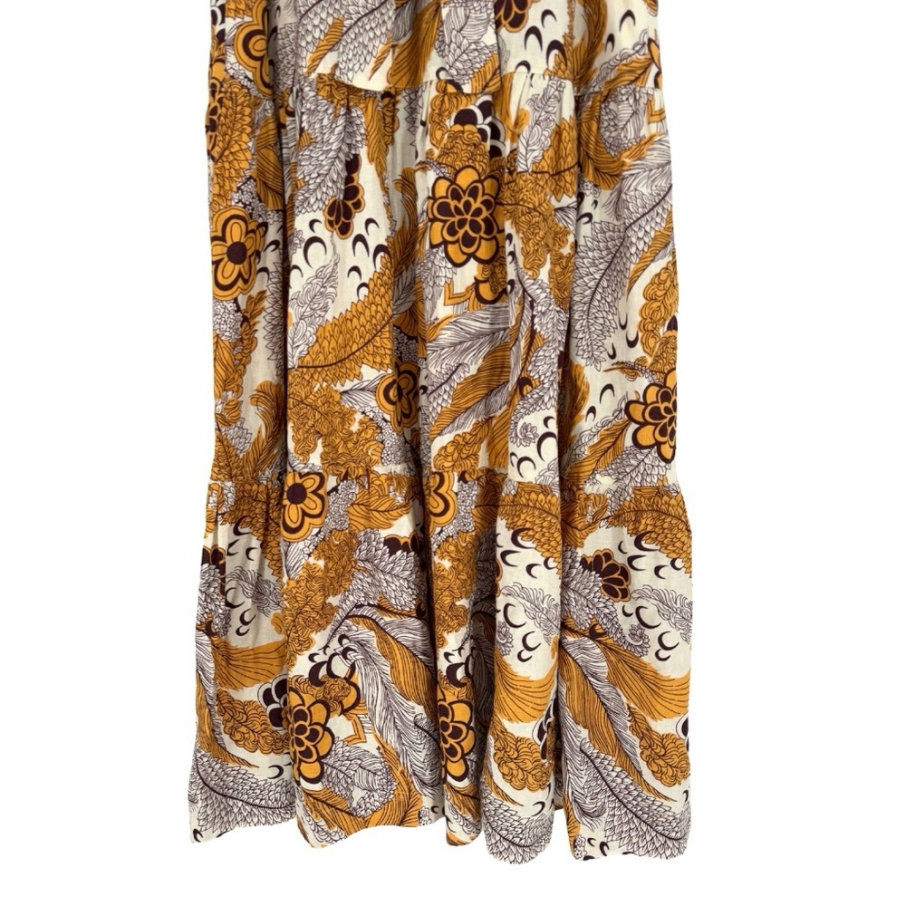 10 Crosby Derek Lam‎ 8 Buffy Utility Dress Multi Midi Length Linen-Blend Pockets - Picture 9 of 15